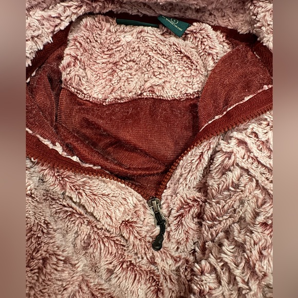 Stillwater Supply Co.Pink faux Sherpa Pullover, size oversized Small - Picture 12 of 12